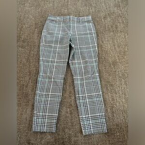High-Rise Plaid Pixie Pants, Petite